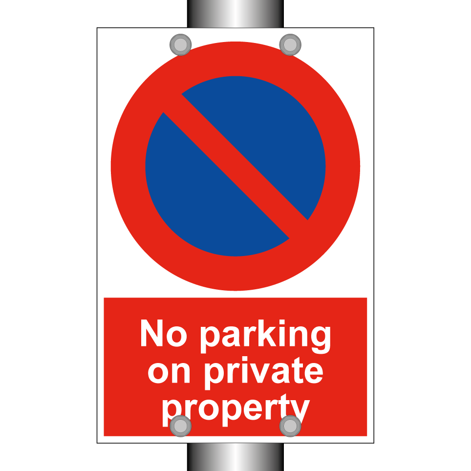 No parking on private property
