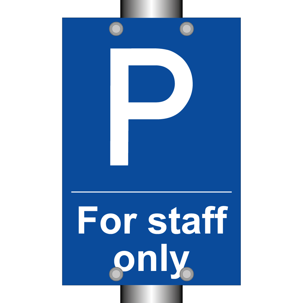 For staff only