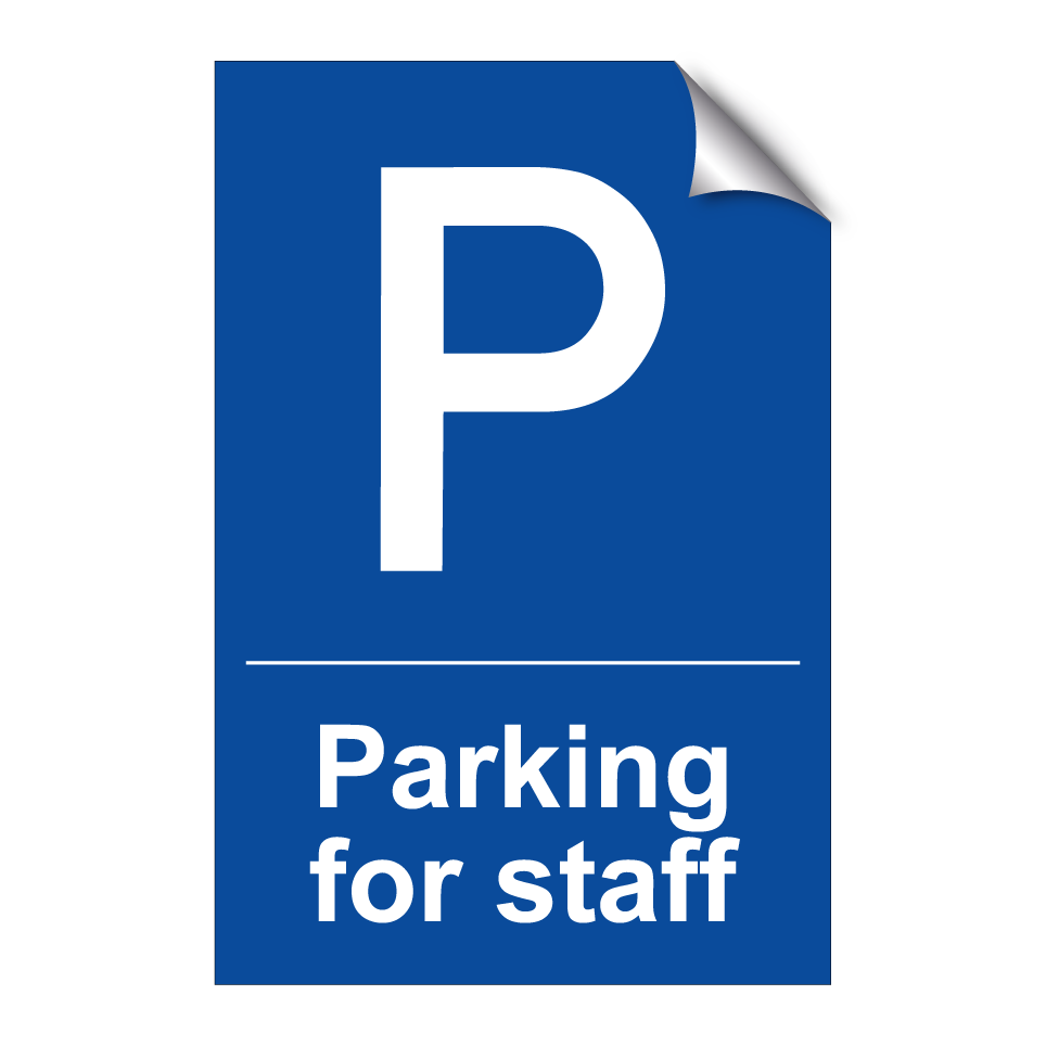 Parking for staff