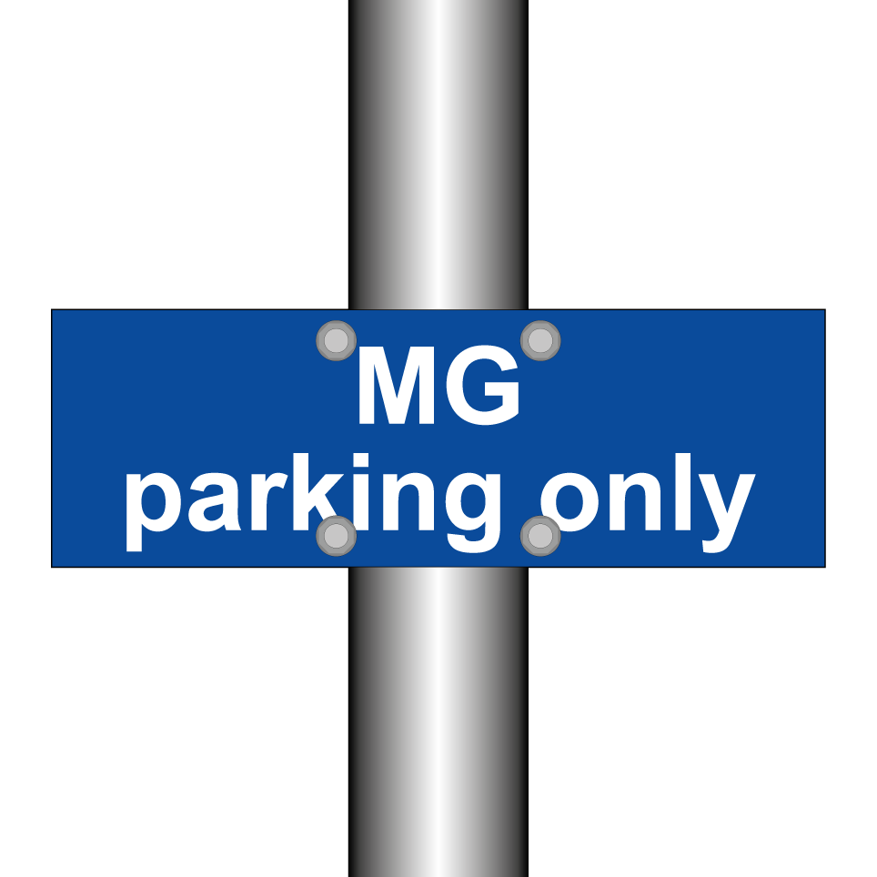 MG parking only