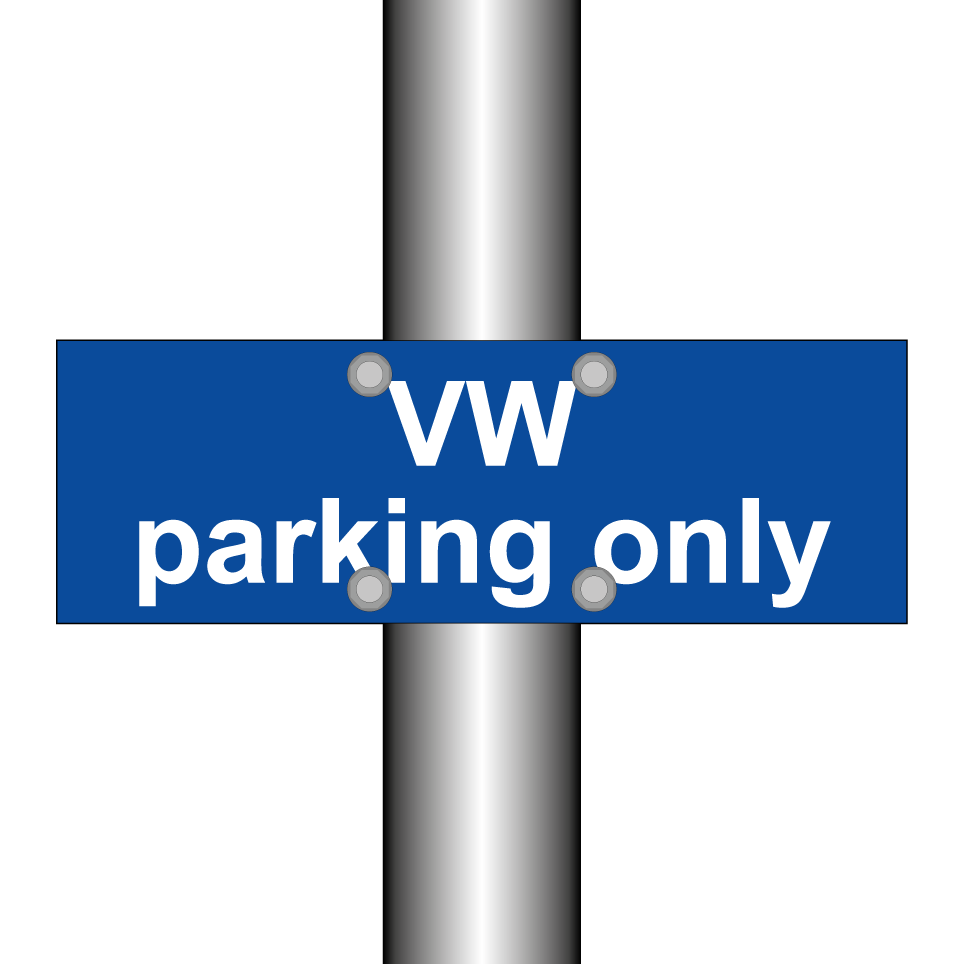 VW parking only