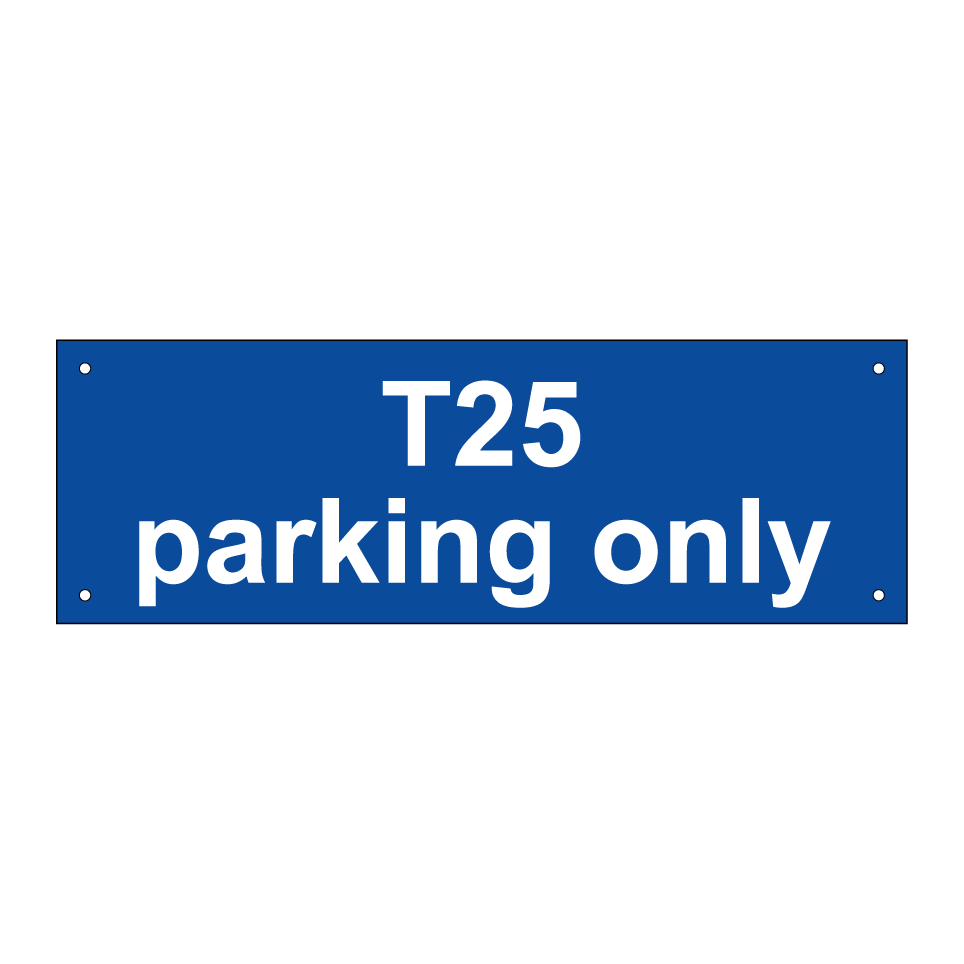 T25 parking only