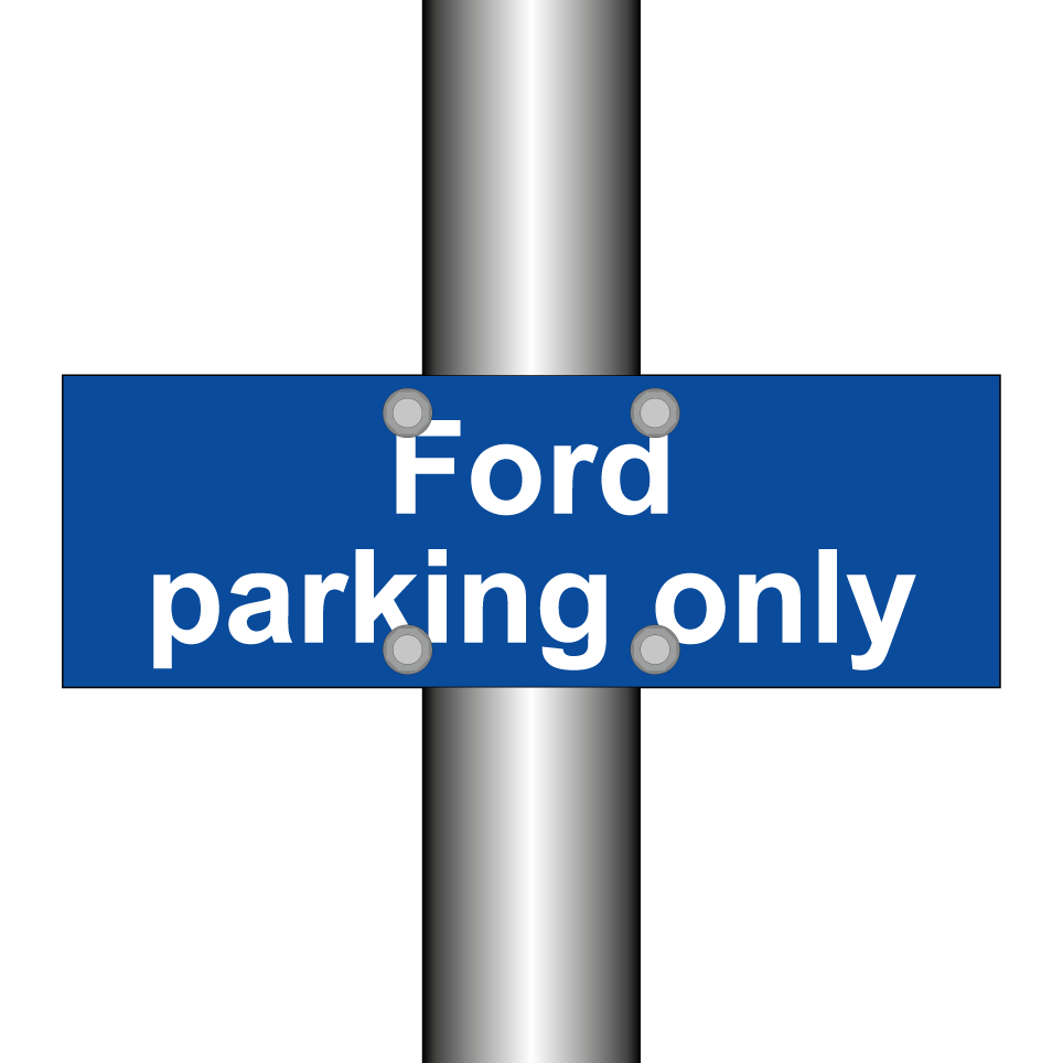 Ford parking only