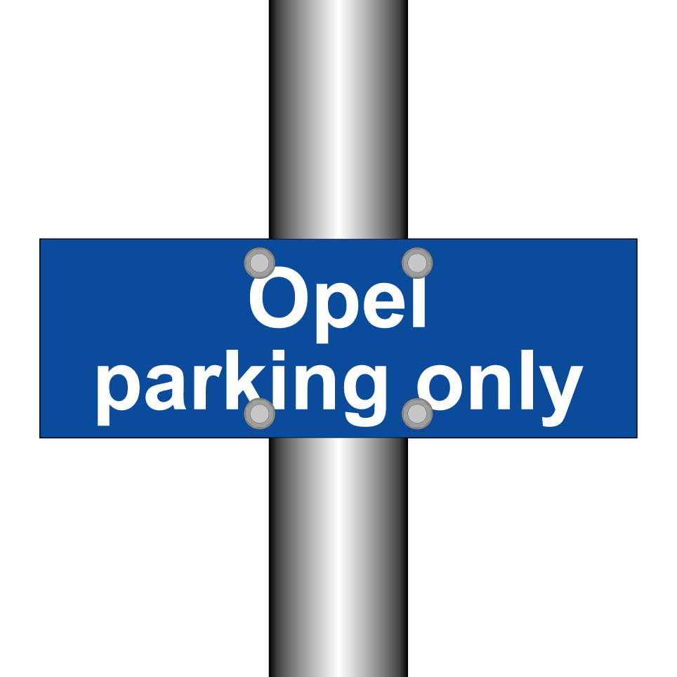Opel parking only