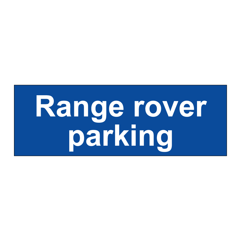 Range rover parking