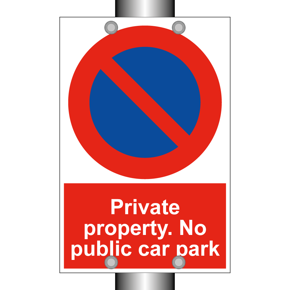 Private property. No public car park