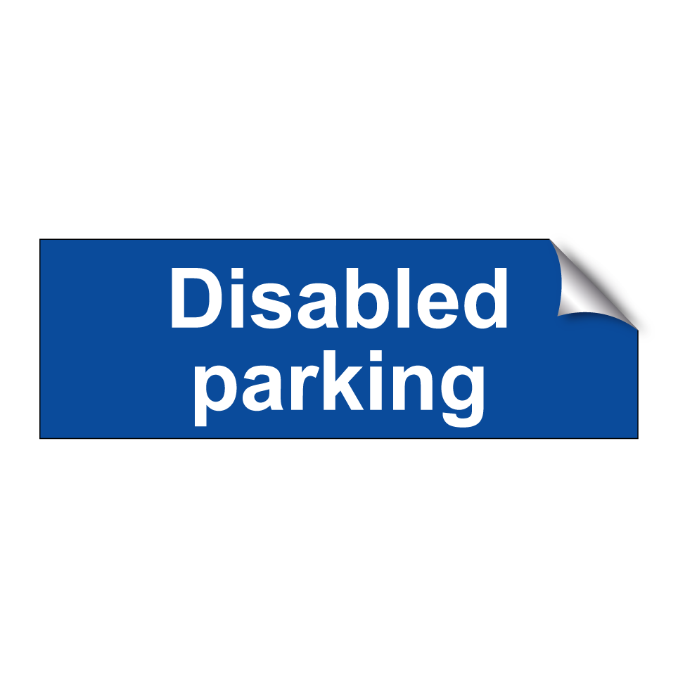 Disabled parking