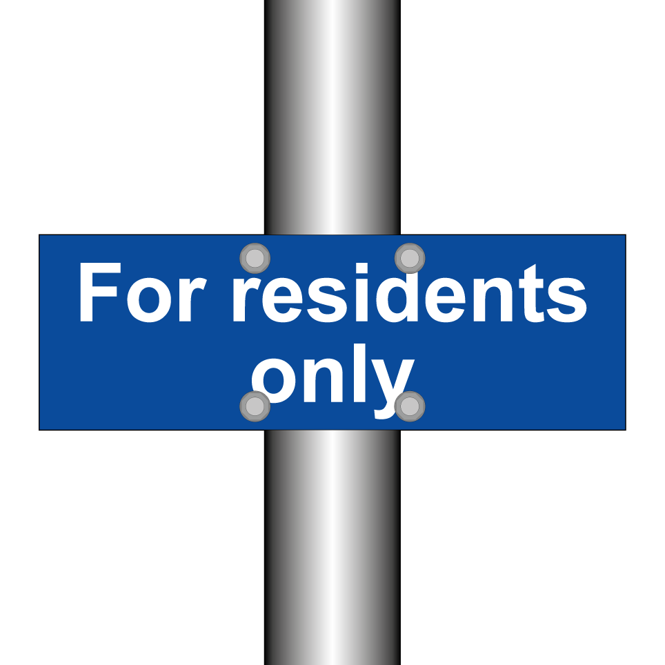 For residents only