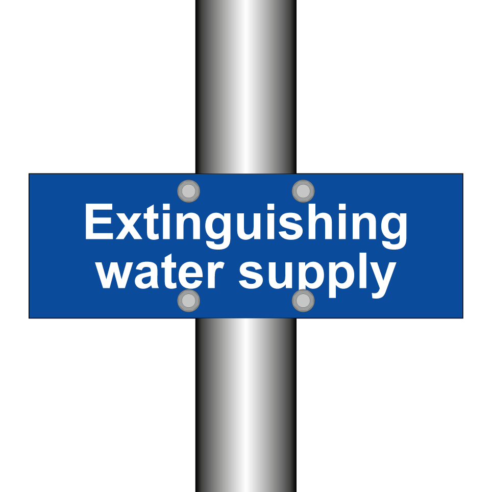 Extinguishing water supply