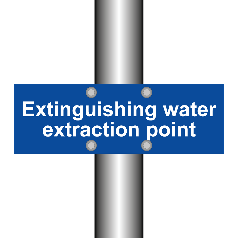 Extinguishing water extraction point
