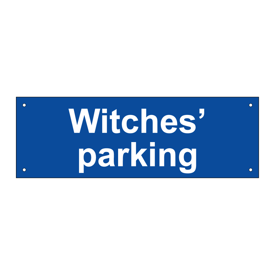 Witches’ parking