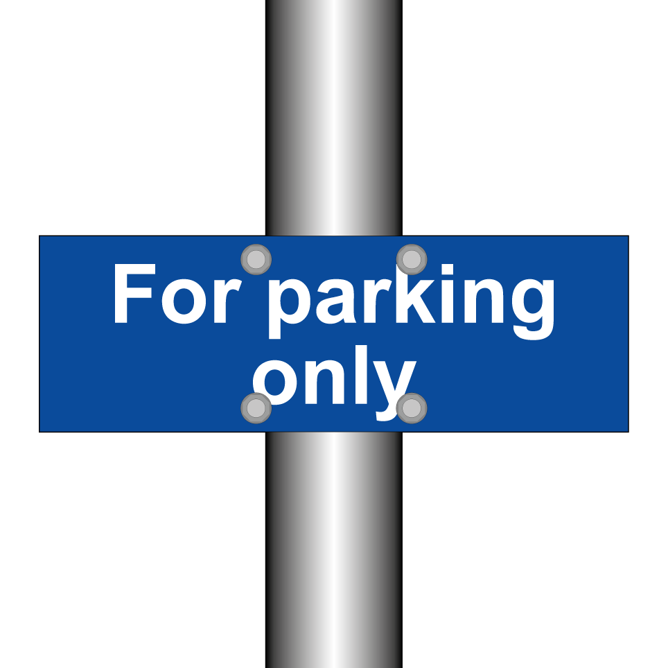 For parking only