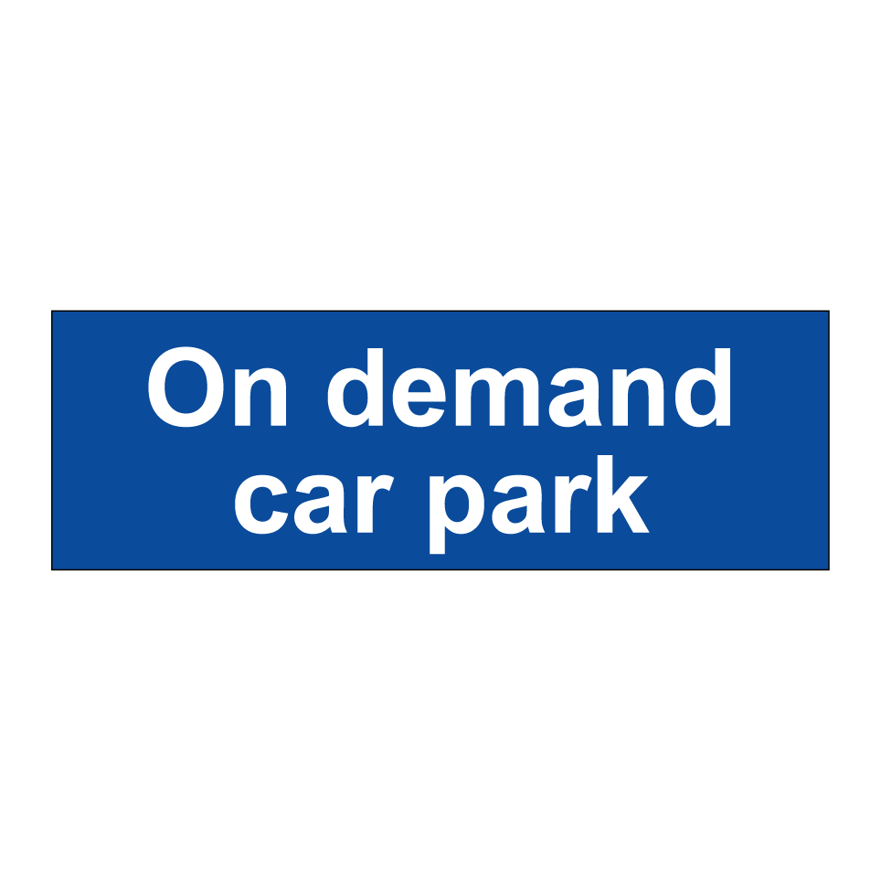 On demand car park