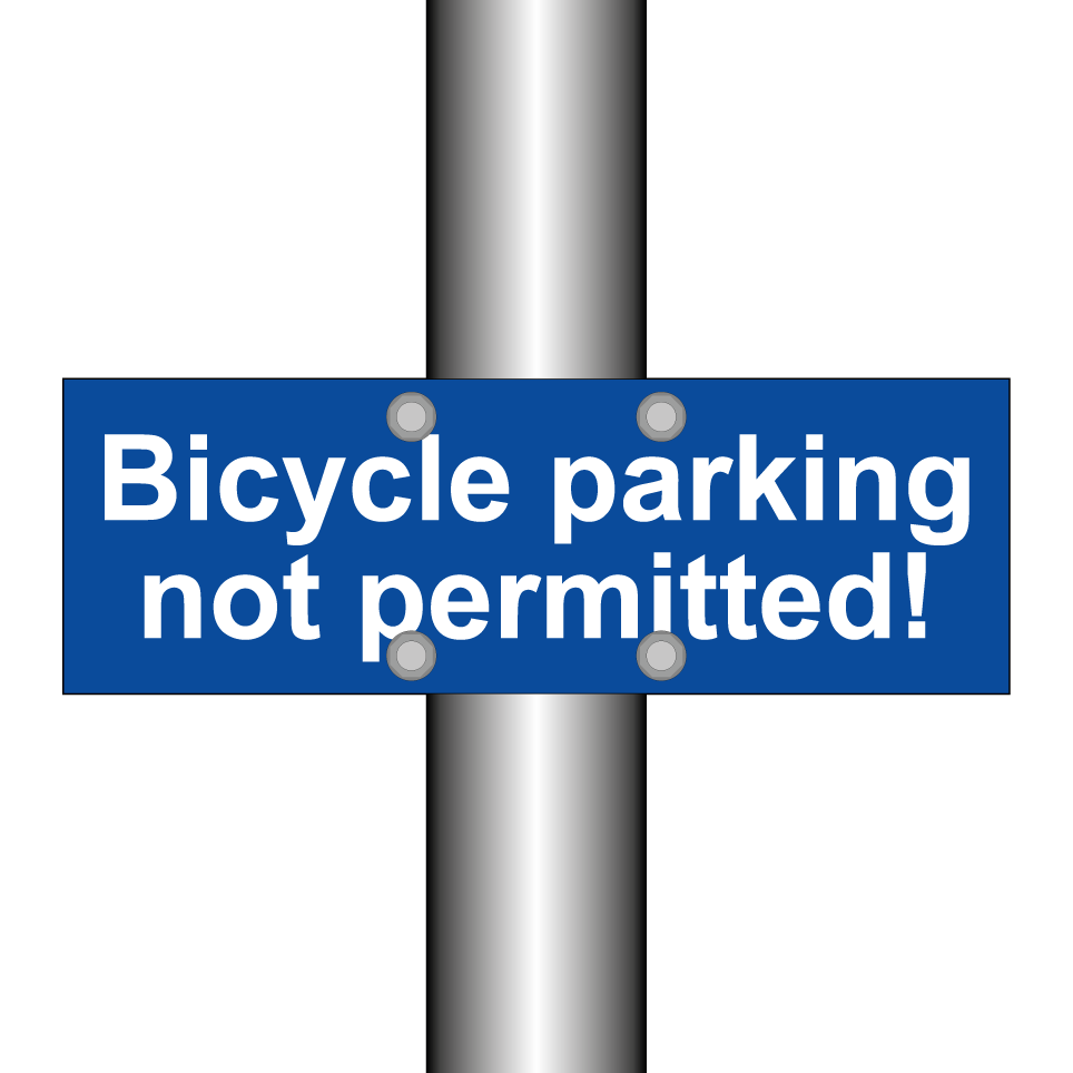 Bicycle parking not permitted!