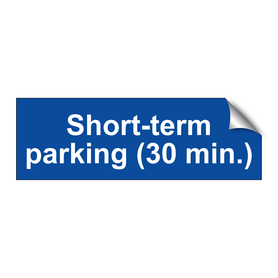 Short-term parking (30 min.)