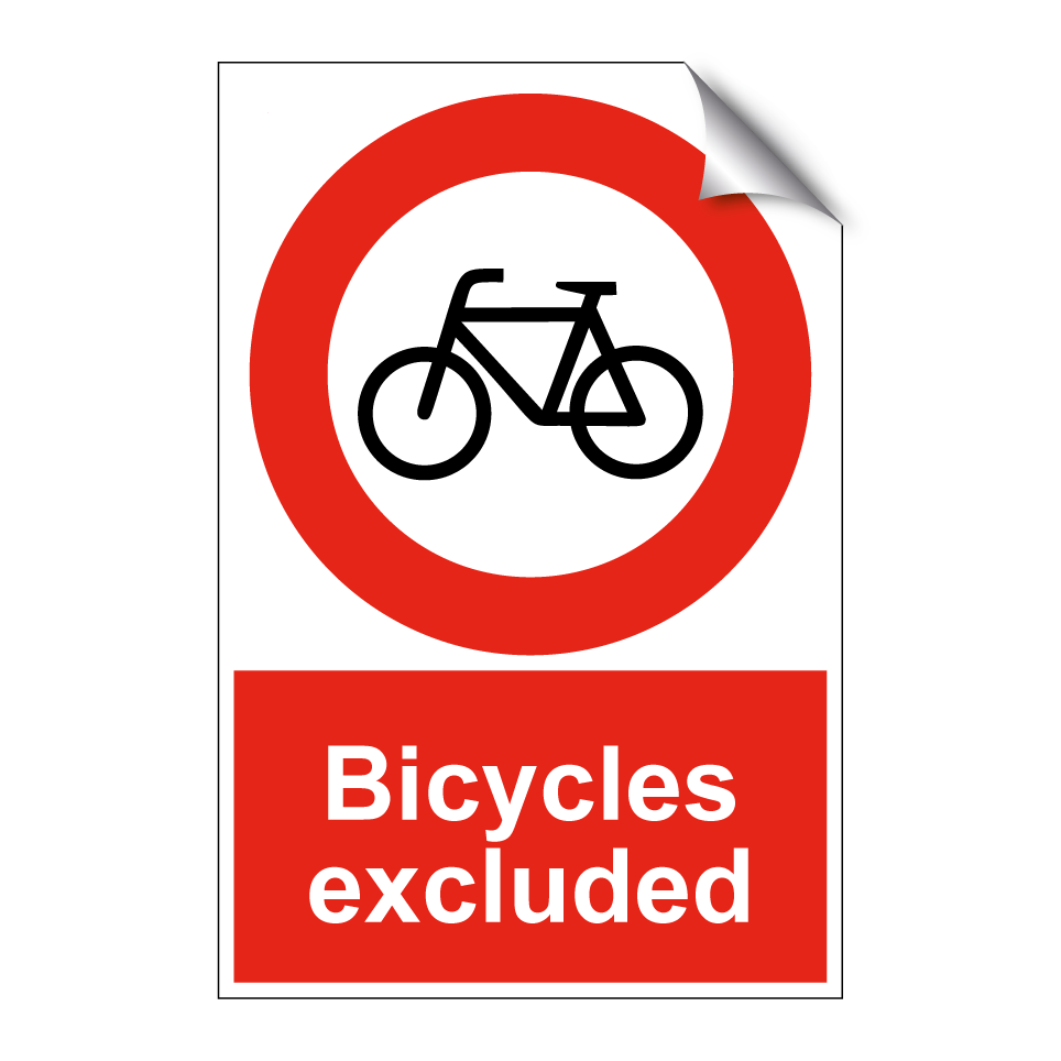 Bicycles excluded
