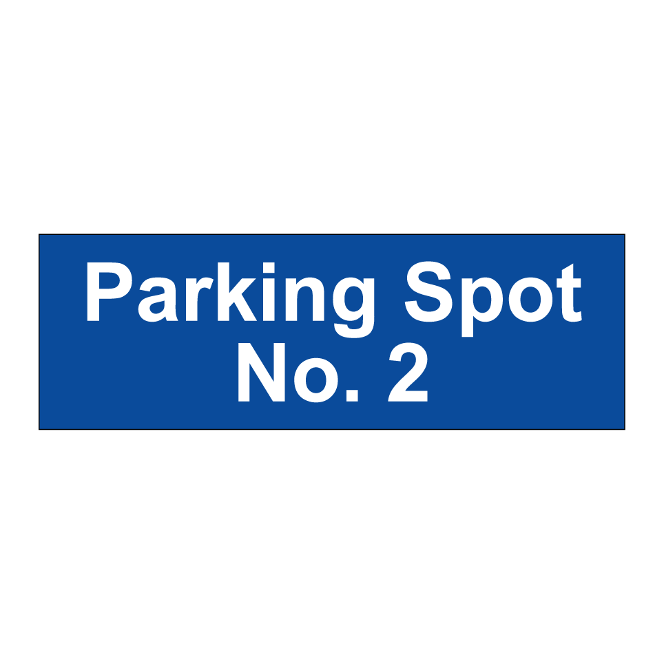 Parking Spot No. 2