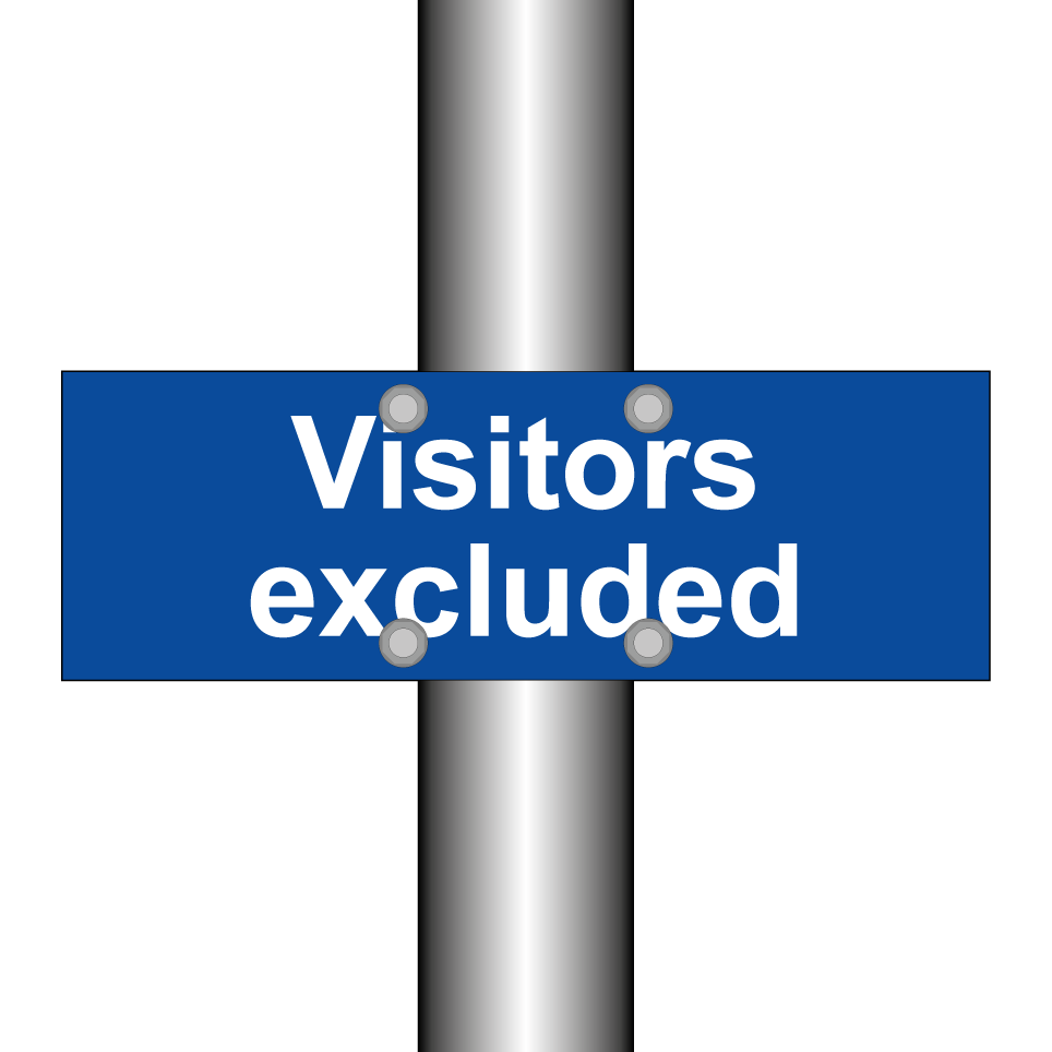 Visitors excluded