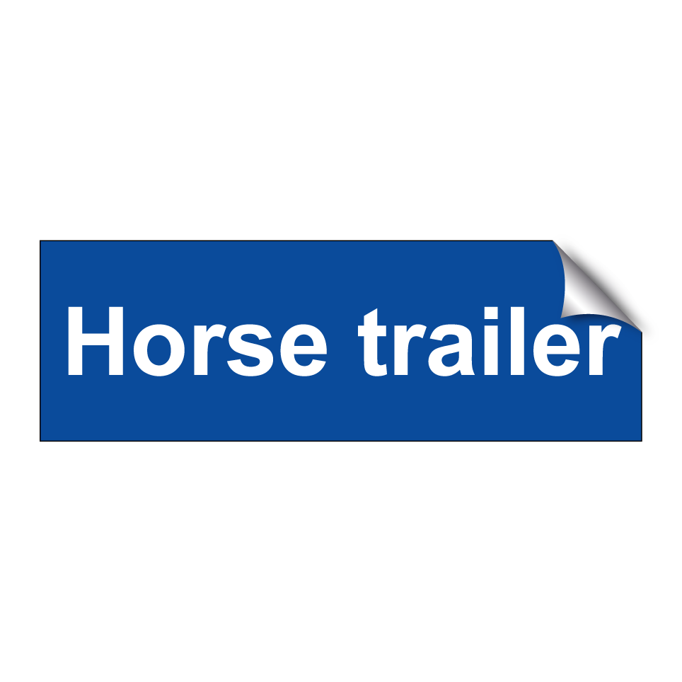 Horse trailer