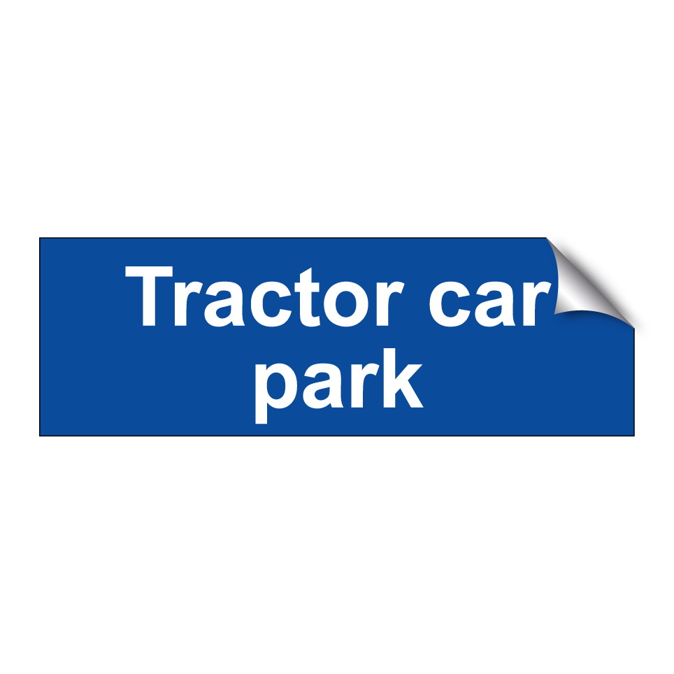 Tractor car park