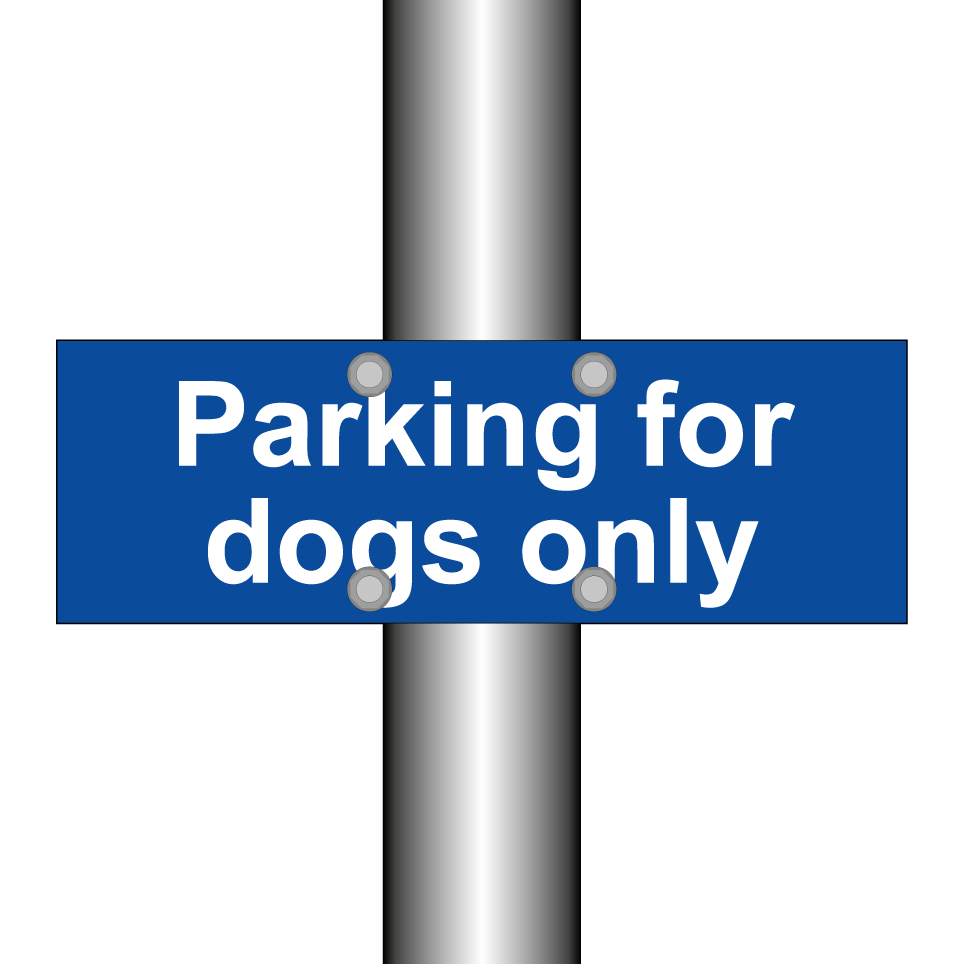 Parking for dogs only