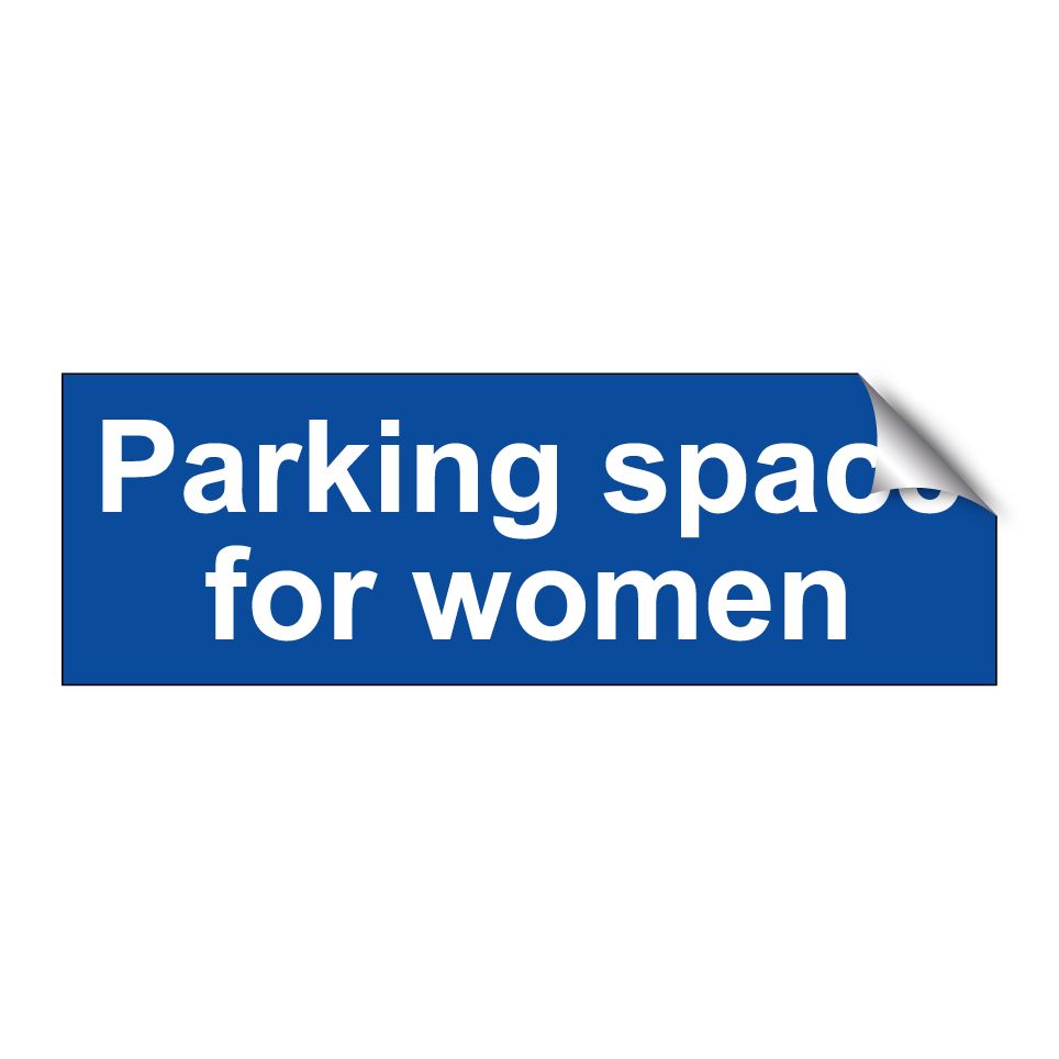 Parking space for women