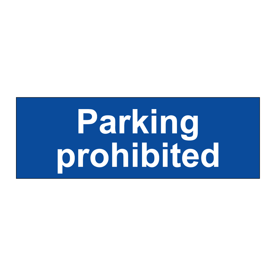 Parking prohibited