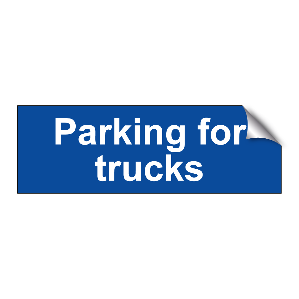 Parking for trucks