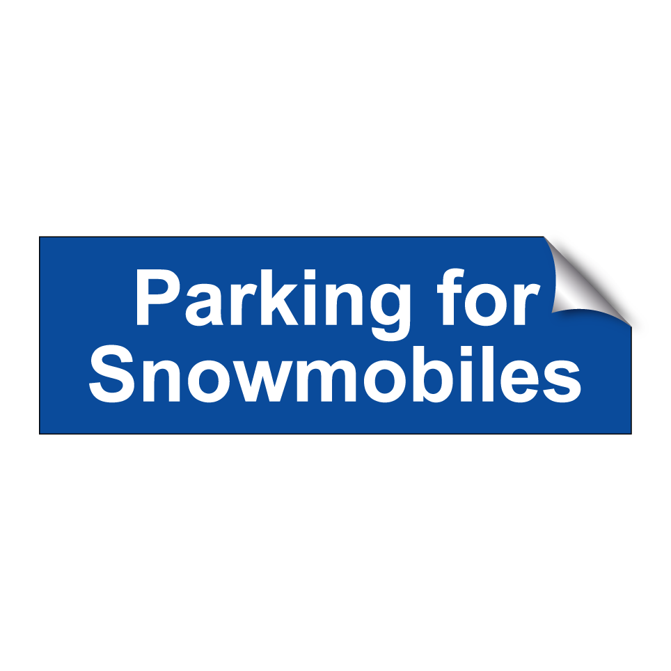 Parking for Snowmobiles