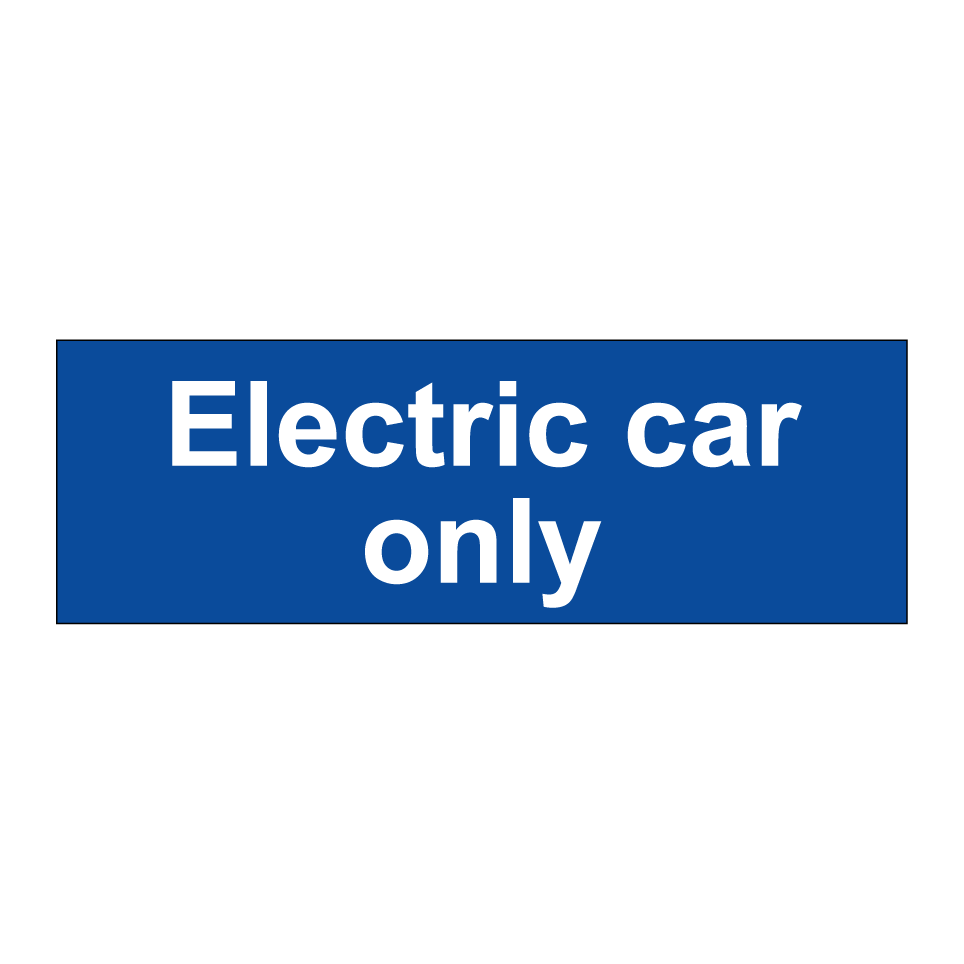 Electric car only