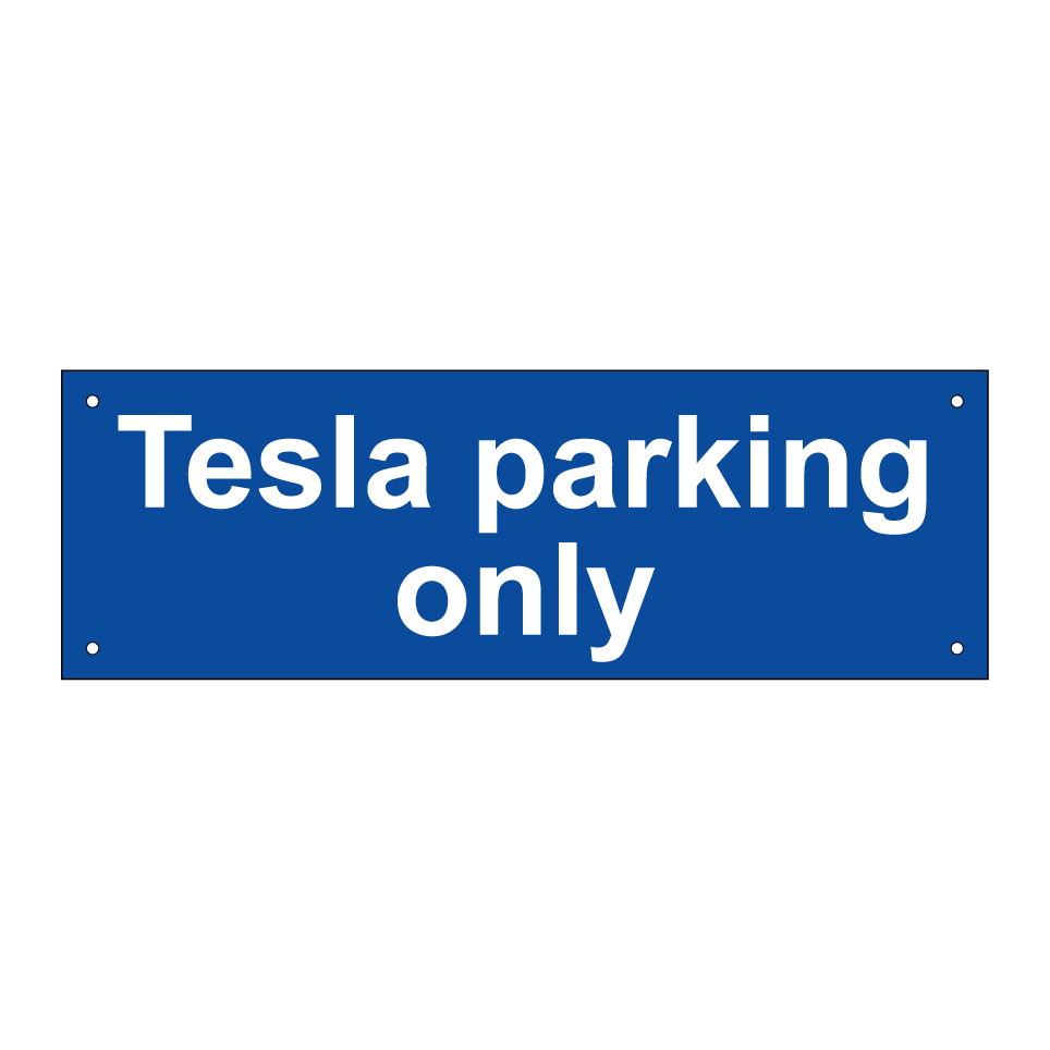 Tesla parking only