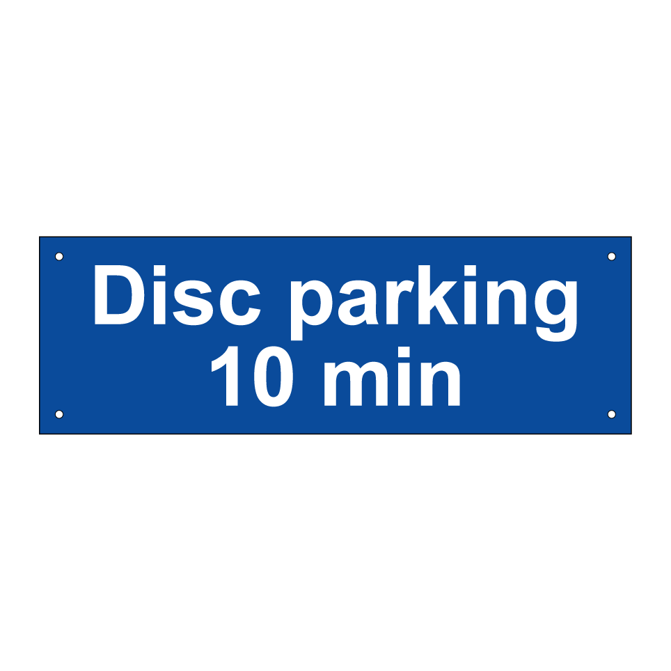 Disc parking 10 min