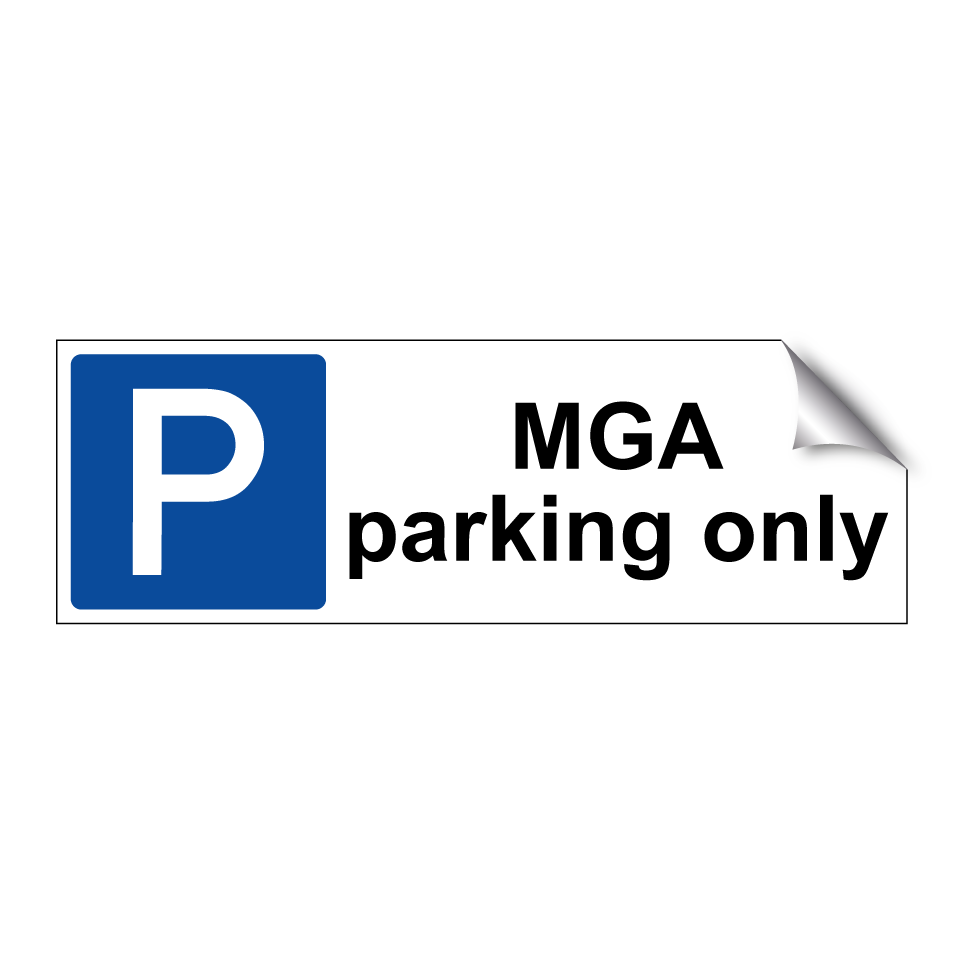 MGA parking only