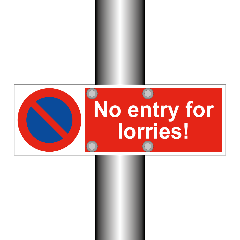 No entry for lorries!