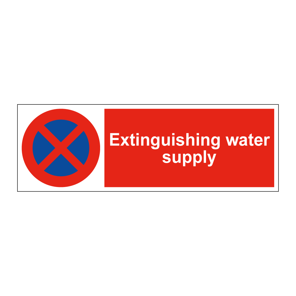 Extinguishing water supply