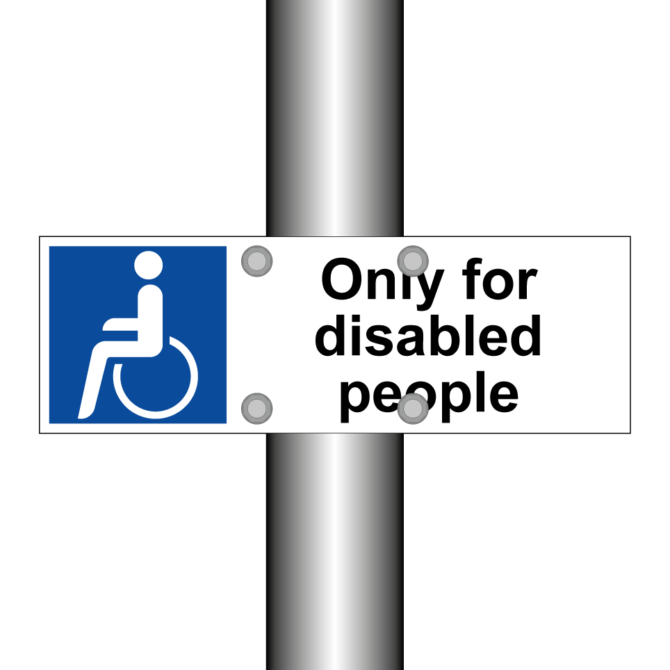 Only for disabled people