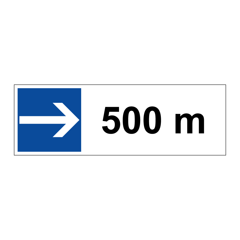 500 m