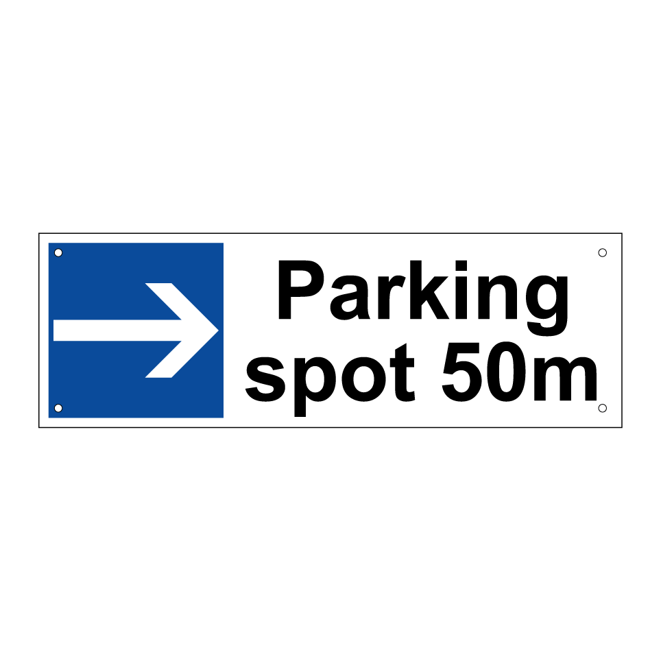 Parking spot 50m
