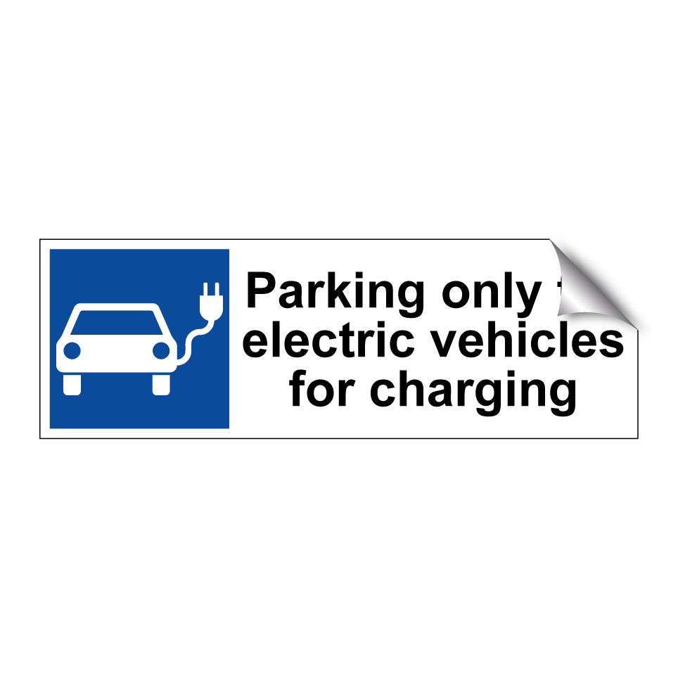 Parking only for electric vehicles for charging