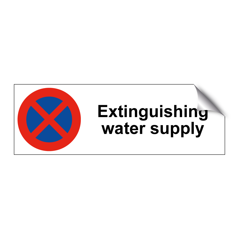 Extinguishing water supply