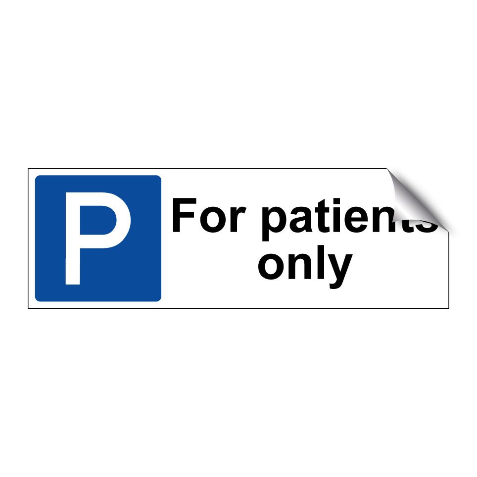 For patients only