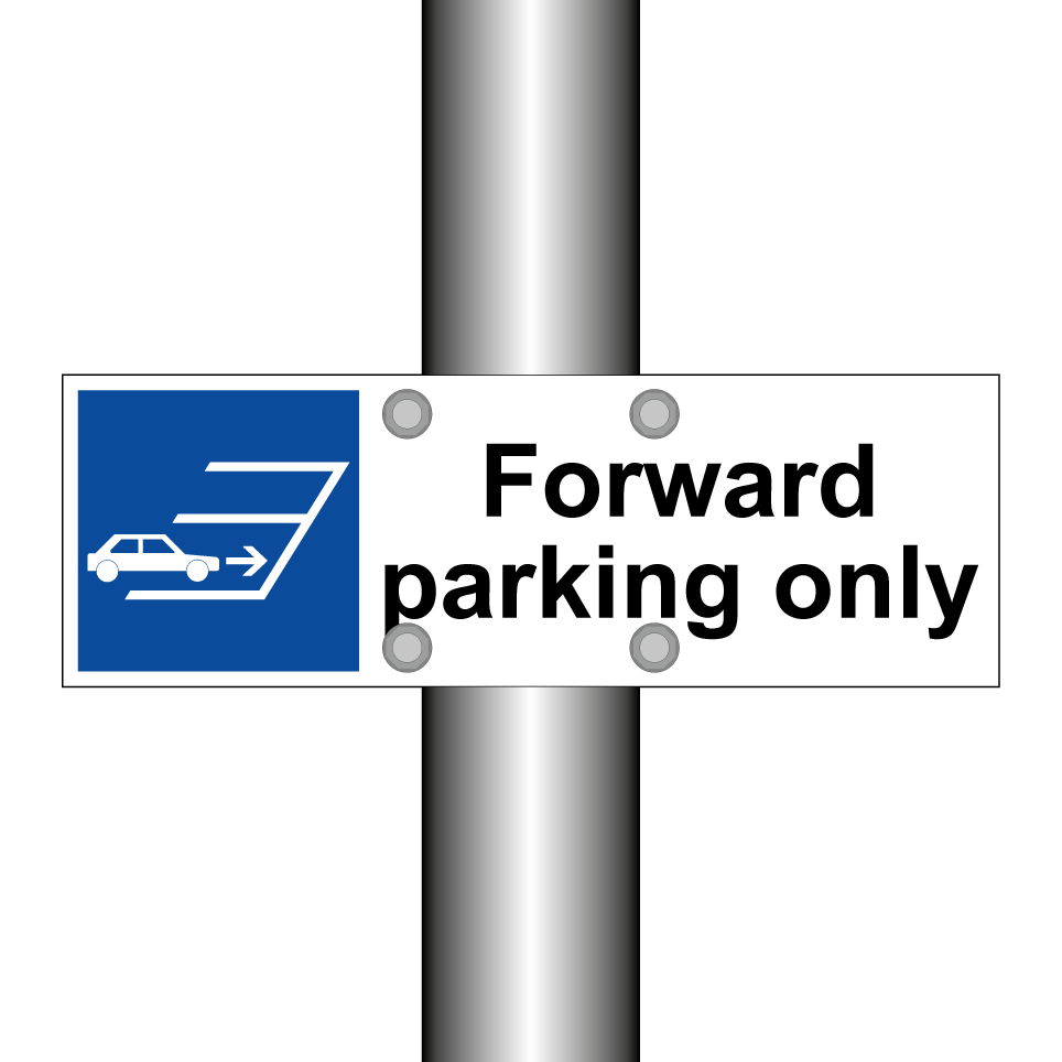 Forward parking only