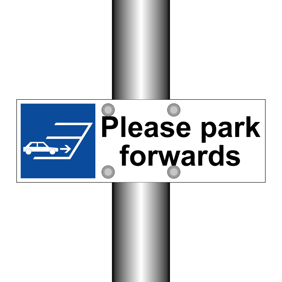 Please park forwards