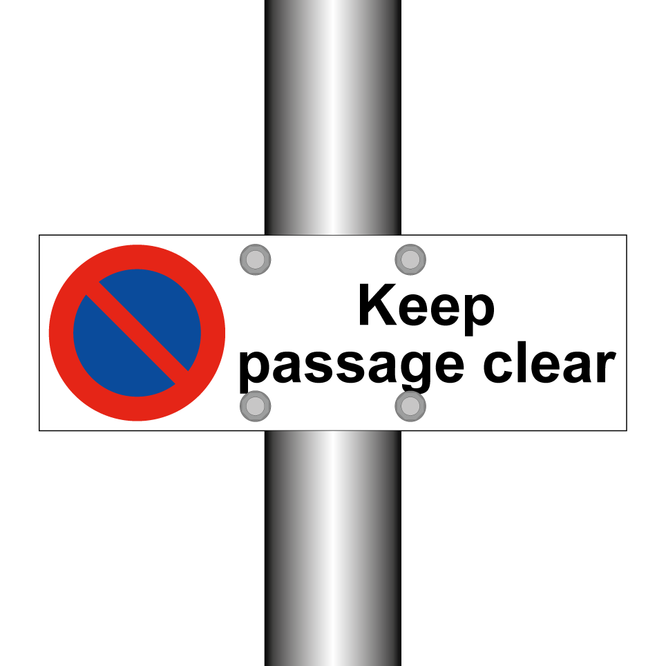 Keep passage clear