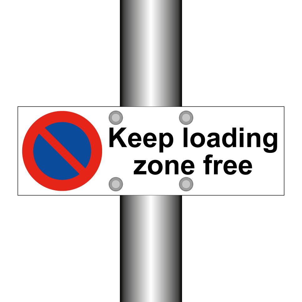 Keep loading zone free