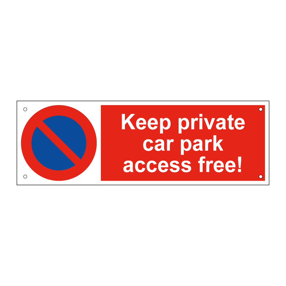Keep private car park access free!