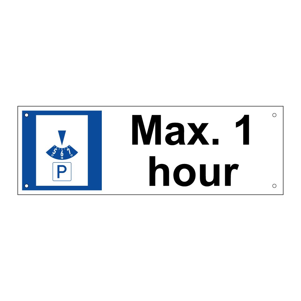 Max. 1 hour