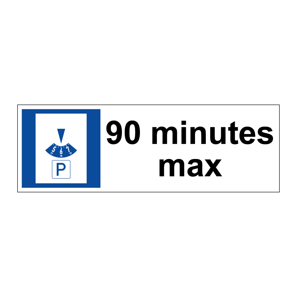 90 minutes max