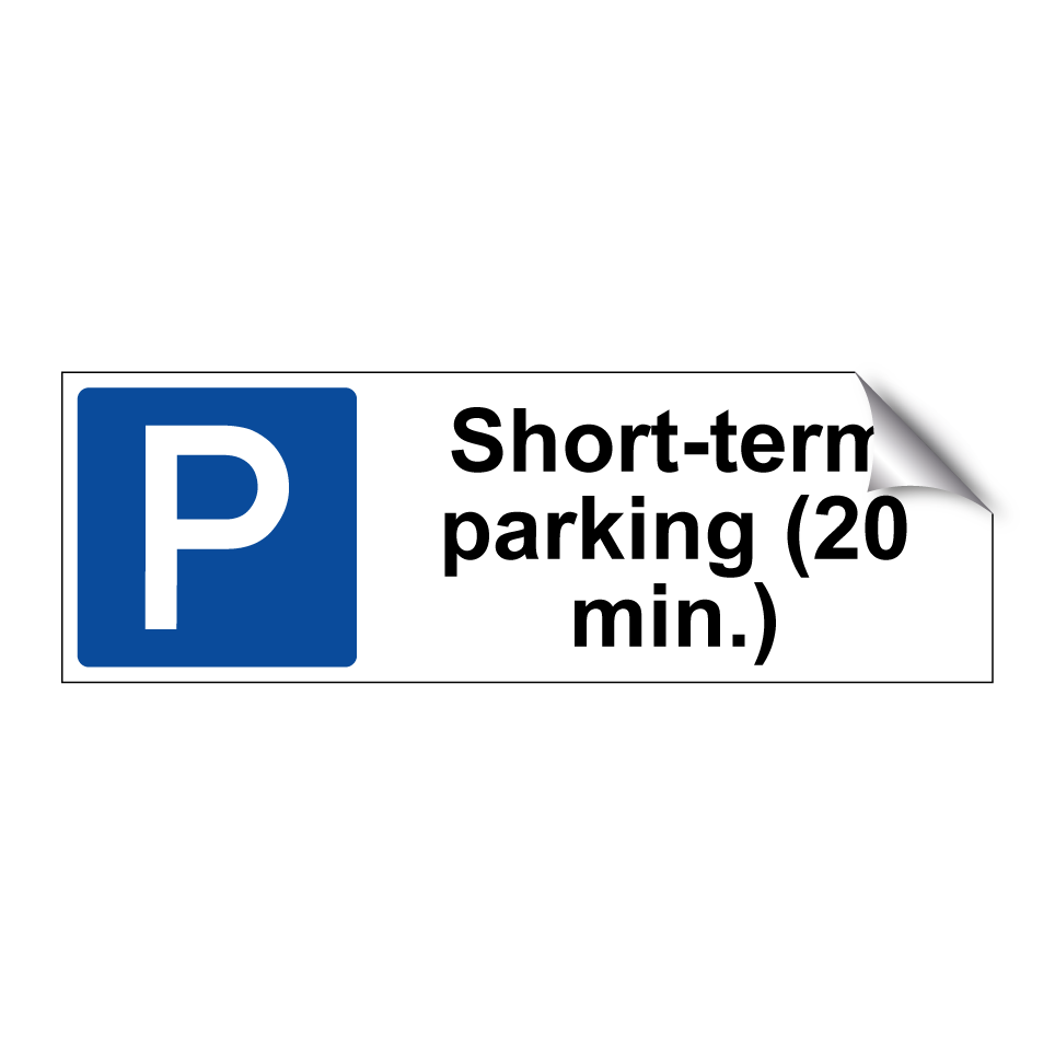 Short-term parking (20 min.)