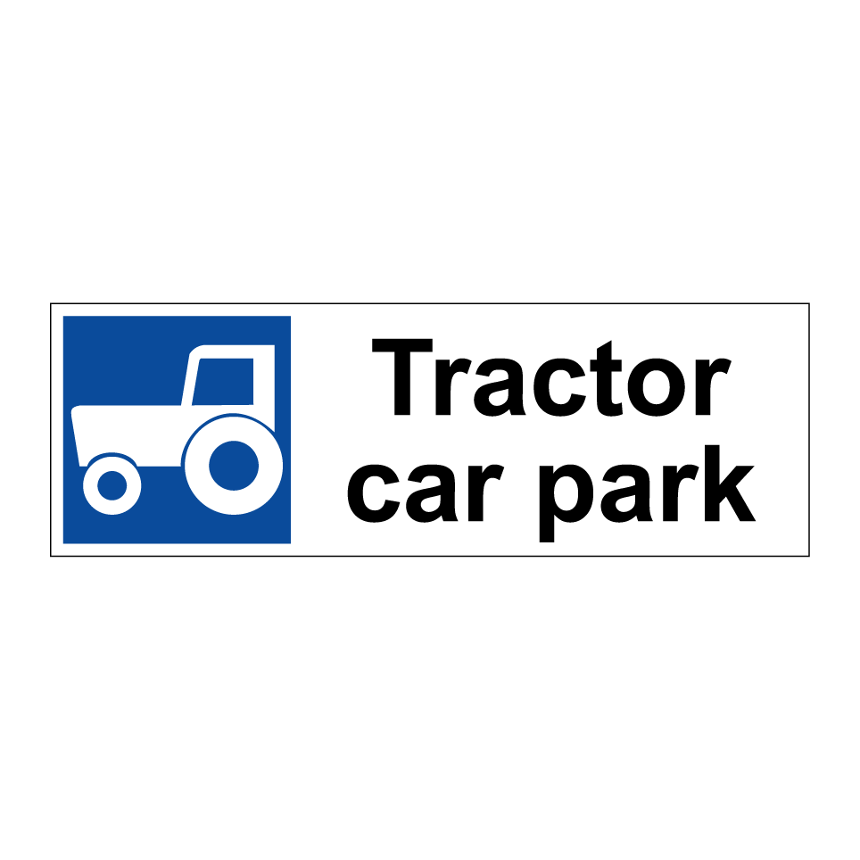 Tractor car park